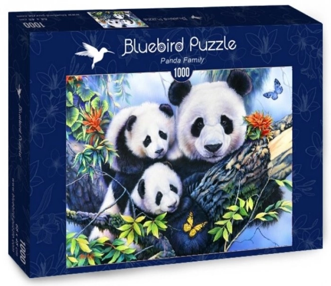 Puzzle z Rodziną Pand 1000 elementów