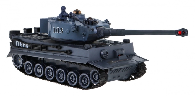 Zdalnie sterowane 2 czołgi T-34 vs. Tygrys dla dzieci 3+ Strzelające modele 1:28 + Wielka bitwa czołgowa + Efekty świetlne i dźwiękowe