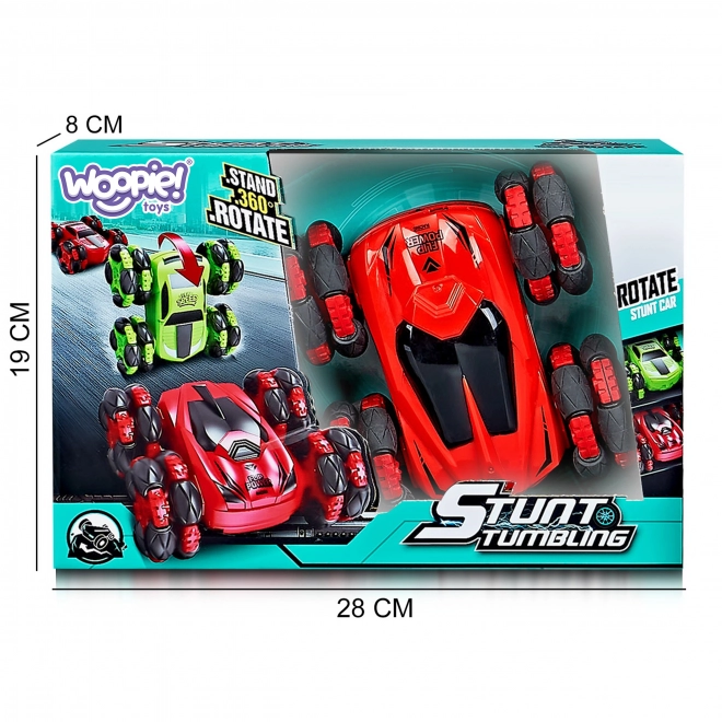 Woopie Zabawne RC auto z akrobacjami 360° z zdalnym sterowaniem 2,4 GHz