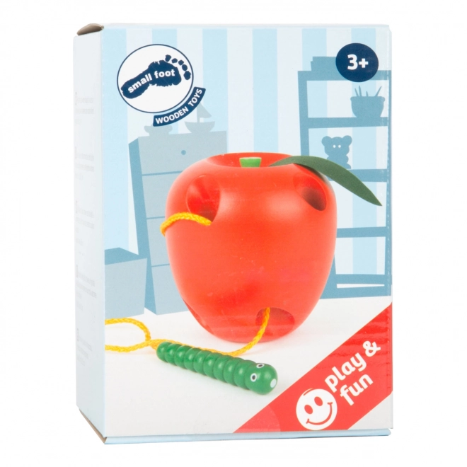 Drewniana gra przeciągania jabłko Small Foot