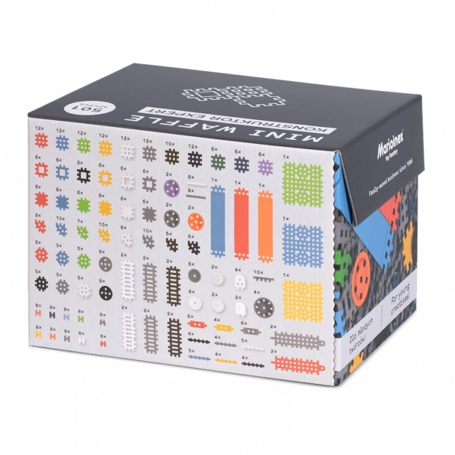 Zestaw konstrukcyjny Mini Waffle Expert 501 sztuk