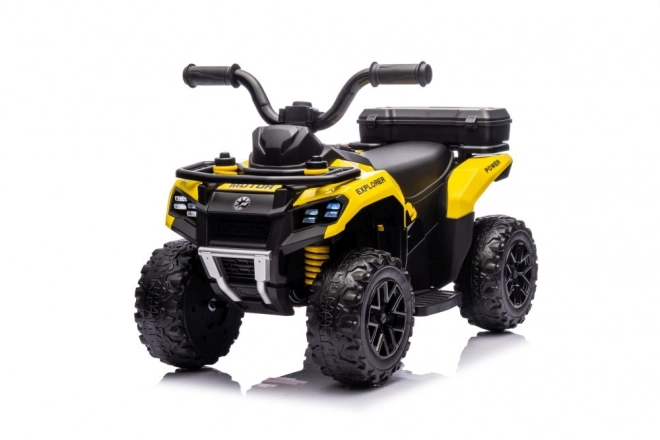 Dziecięca czterokołowiec na baterie GTS1155 - żółta
