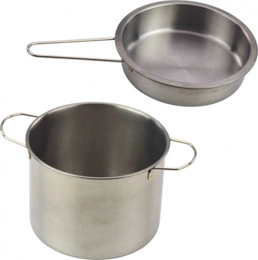 Metalowe naczynia jak prawdziwe