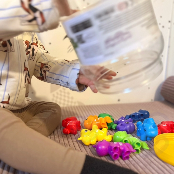 Montessori zestaw do nauki liczb i kolorów Jednorożce