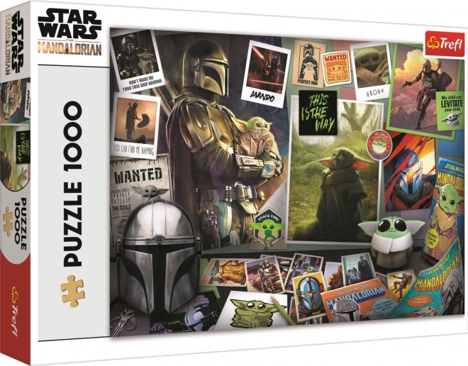 Puzzle 1000 elementów Kolekcja Grogu Mandalorian