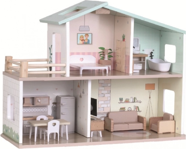 drewniany domek dla lalek Aniczka 2Kids Toys