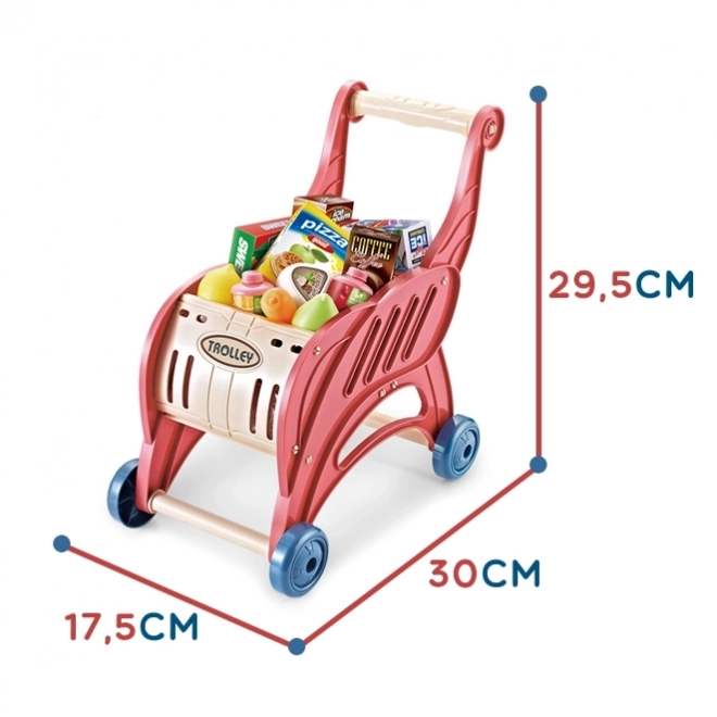 Supermarket z Wózkiem Zakupowym dla Dzieci