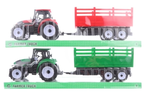 Traktor z przyczepką