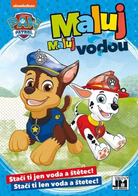 Kolorowanka A5 Maluj wodą Psi Patrol
