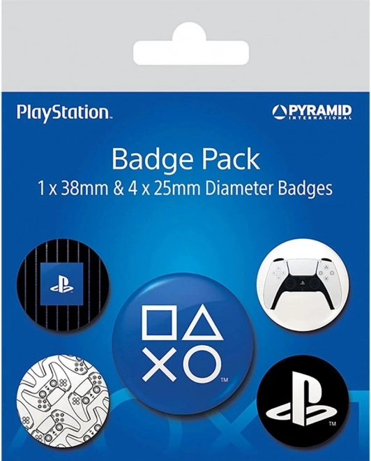 Zestaw przypinek PlayStation