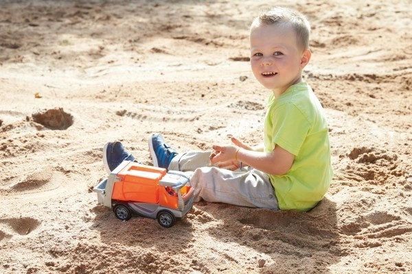 Auto Truckies śmieciarki plastikowe 25cm z figurką w pudełku 24m+