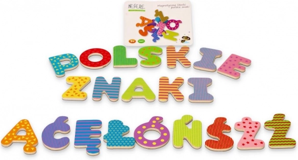 Magnetyczne literki z polskimi znakami