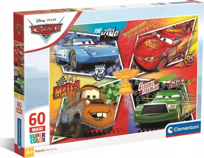 Clementoni Puzzle Auta: Silna Czwórka MAXI 60 elementów
