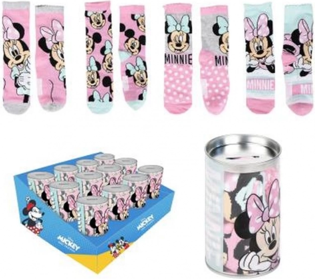 Skarpetki MINNIE – opakowanie 4 sztuki