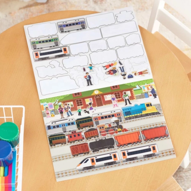 Melissa & Doug - wielokrotnego użytku naklejki Pojazdy