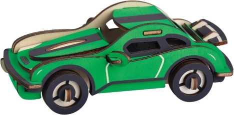 Drewniane puzzle 3D Hurricane samochód wyścigowy