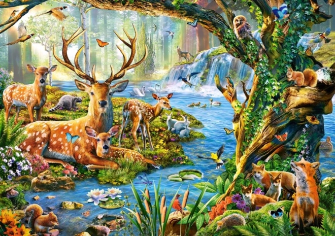 Puzzle Życie w lesie 500 elementów