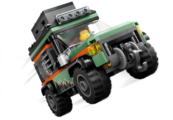 Lego City terenowe auto ciężarowe 4x4 w górach