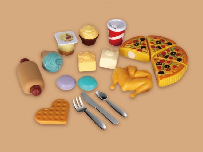 Zestaw obiadowy dla dzieci - Pizza i kurczak