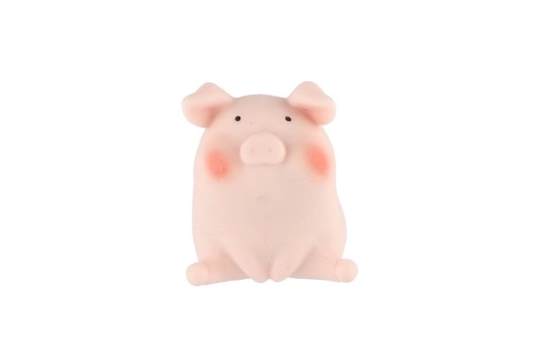 Świnka/prasatko antystresowe do ściskania silikon 6cm 4 rodzaje 24szt w pudełku