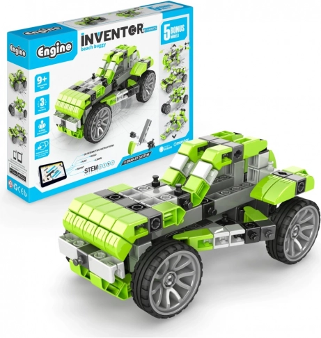 engino inventor buggy – zestaw konstrukcyjny 5 modeli