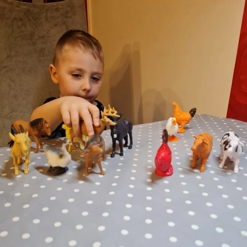 Zwierzęta na farmie - zestaw figurek 12 szt.