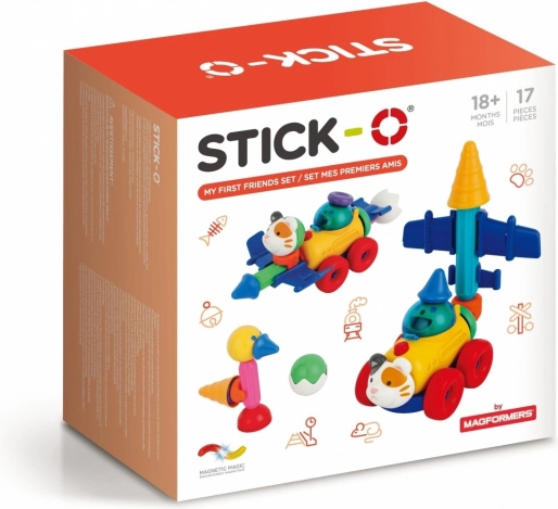 Magnetyczne klocki Stick-O Mój pierwszy zestaw przyjaciół