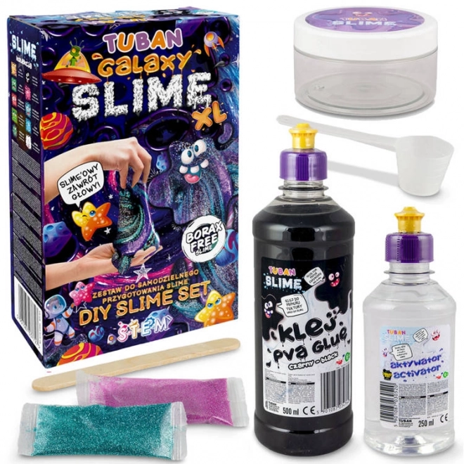 Duży zestaw Slime DIY Galaxie XL