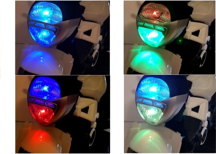 Reflektor LED ze zmieniającymi się kolorami