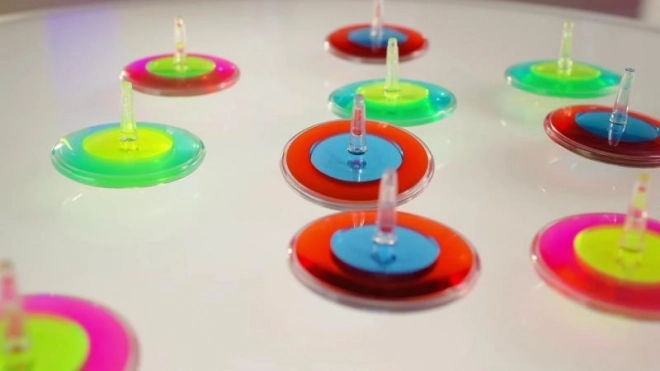 Magiczy spinner z efektem lawy