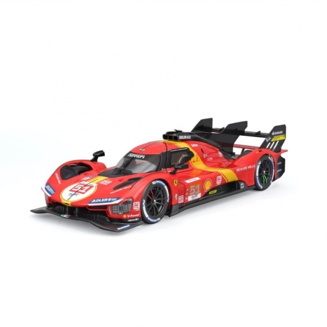Bburago 1:24 Ferrari Wyścigi - 499P LMH - Czerwony #51