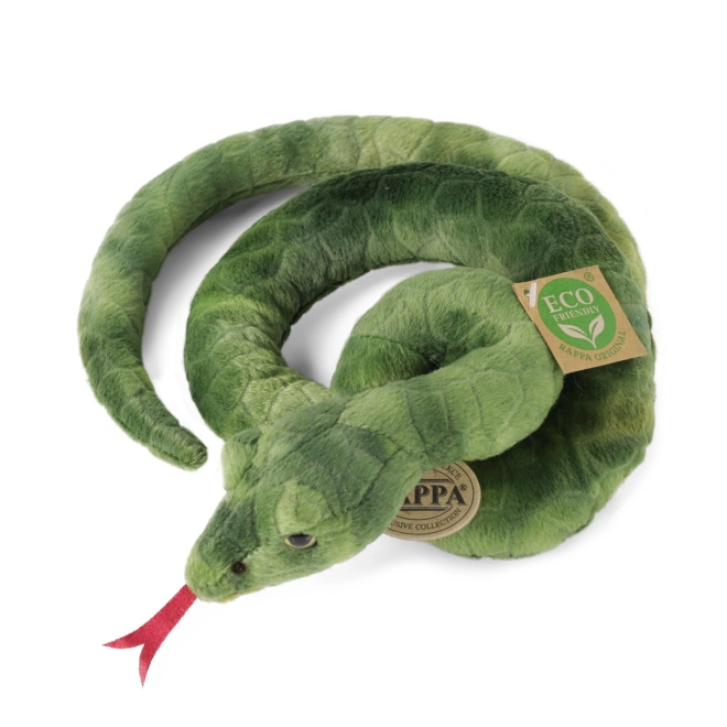 Zielony pluszowy wąż 90 cm EKOLOGICZNY