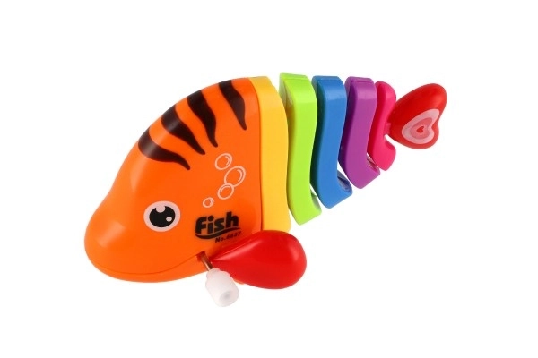Rybka/Ryba na kluczyk plastikowa 11cm mix kolorów 14szt w pudełku