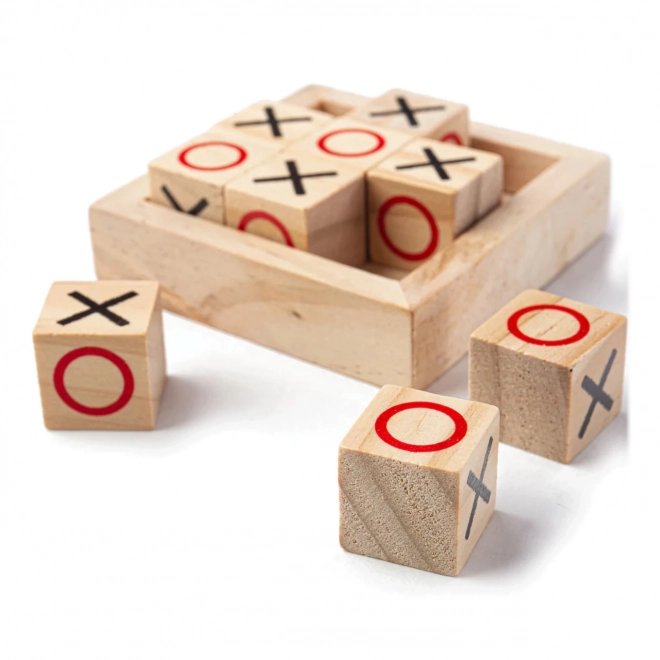Bigjigs Toys Drewniane kółko i krzyżyk kostki