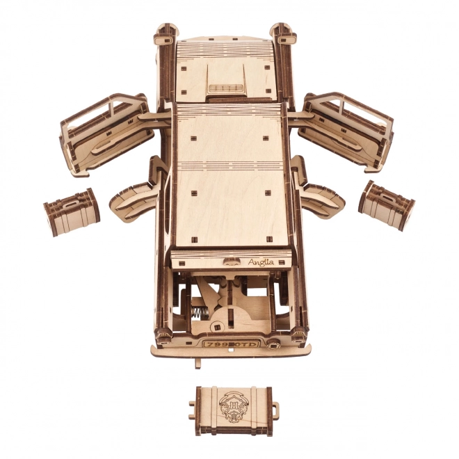 Ugears 3D drewniana mechaniczna układanka Harry Potter Latający Ford Anglia
