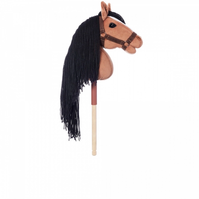 Koń na kiju Hobby Horse HOPPIHORSE ciemno brązowy