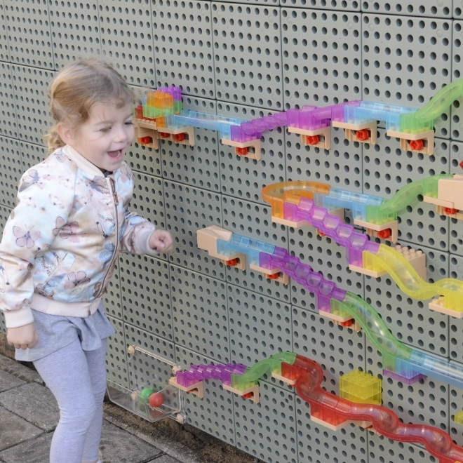 Masterkidz zestaw konstrukcyjny STEM tablica dla toru kuleczkowego 209 elementów