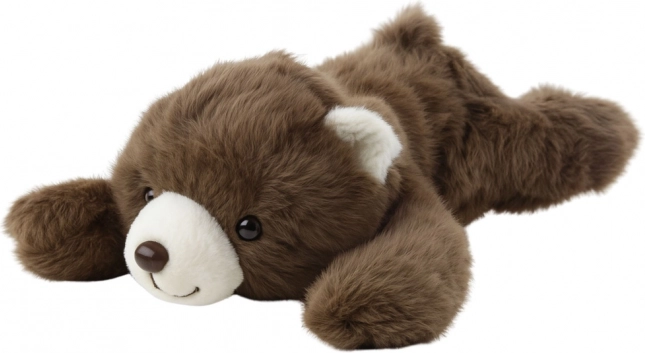 Pluszowy leżący miś brązowy 30 cm