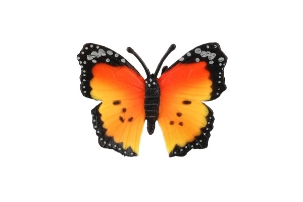 Motyl Monarcha afrykański (babočka) plastik 7cm w torebce