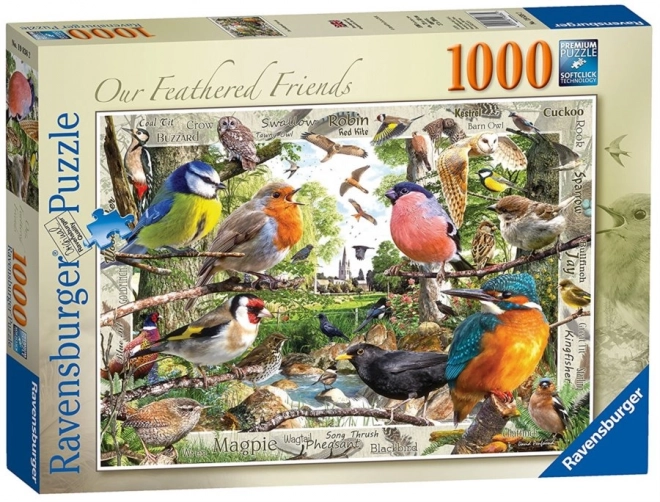 Puzzle Nasi pierzaści przyjaciele 1000 elementów