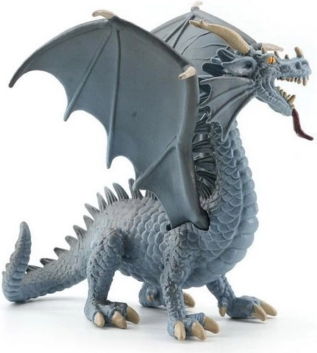 Figurka Smok szary 15,5 cm