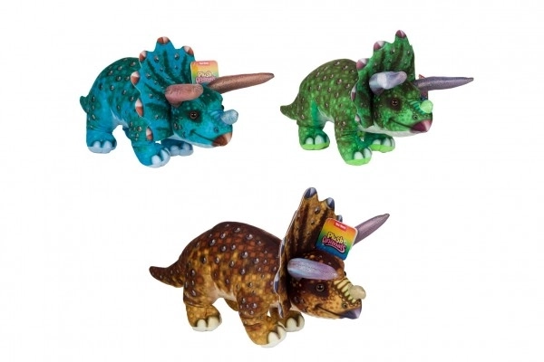 Dinozaur/Ceratopsian plusz 38x15cm 3 kolory 24m+