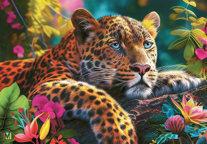 Puzzle Leżący lampart 500 elementów