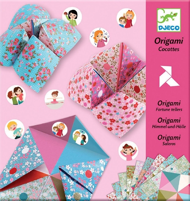 DJECO Origami Niebo, piekło, raj (różowa)