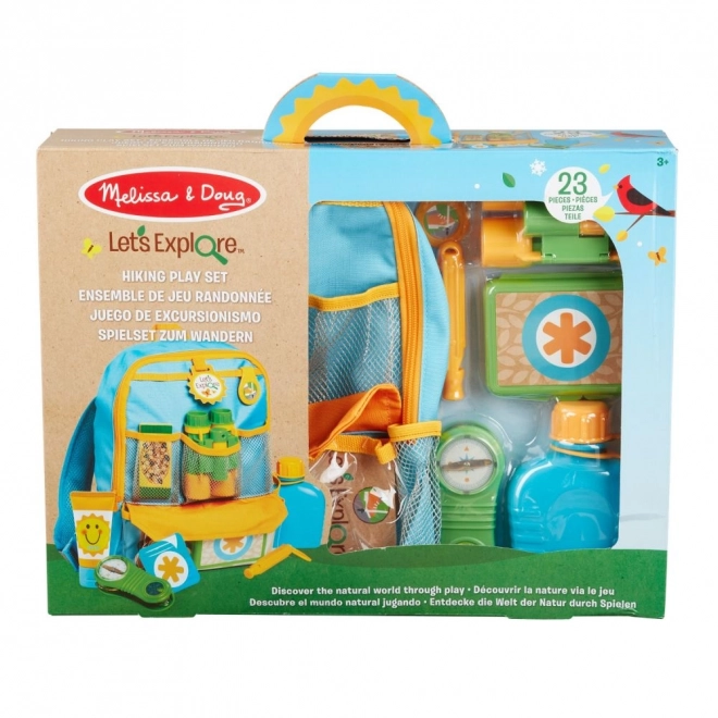zestaw do zabawy dla małych odkrywców z plecakiem Melissa & Doug Let's Explore