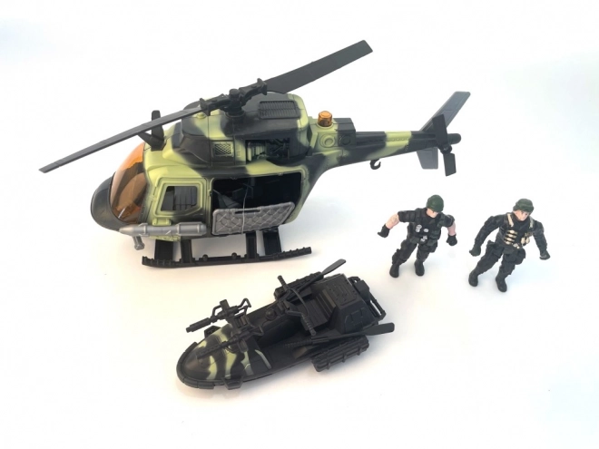 Specjalny zestaw bojowy - Helikopter i samochód terenowy