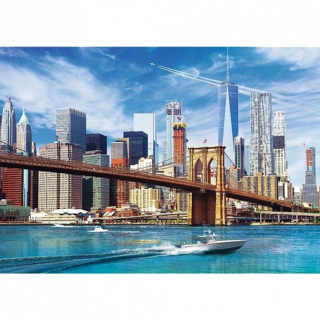 Puzzle 500 elementów Widok na Nowy Jork Trefl