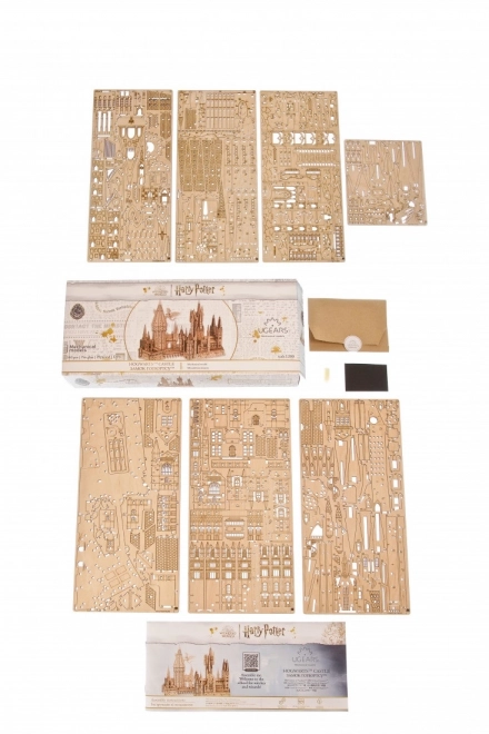 Ugears 3D drewniane mechaniczne puzzle Zamek Hogwart, Harry Potter