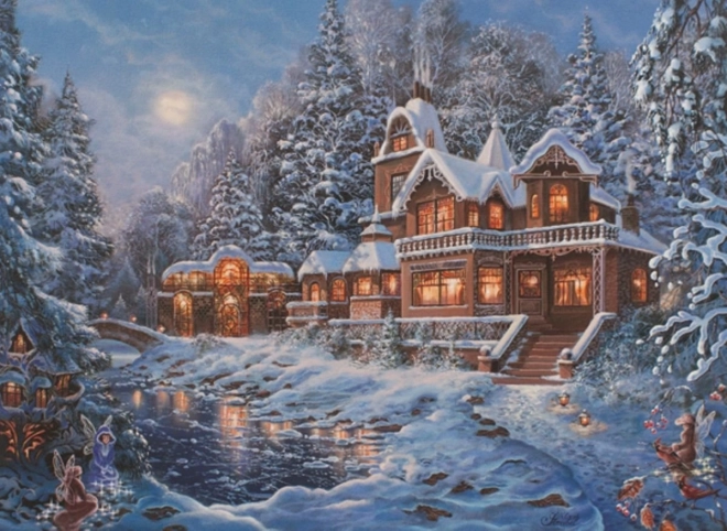 Puzzle Magiczna zima 1000 elementów