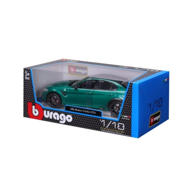 Bburago 1:18 Plus - Alfa Romeo Giulia GTA - Met Zielony